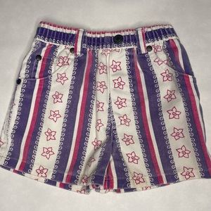 Girls vintage FTNy‎ pattern shorts size 3t